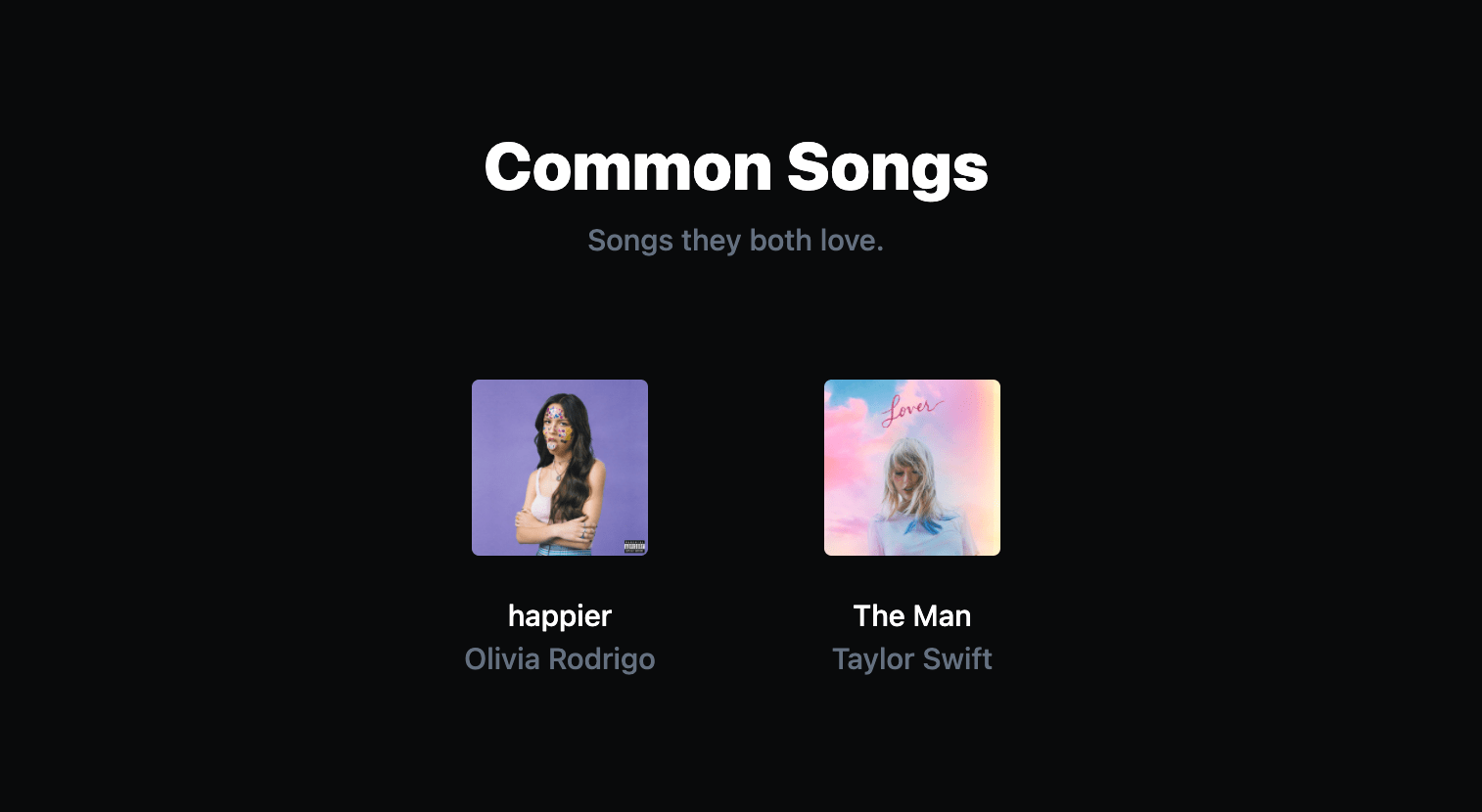 Common Songs